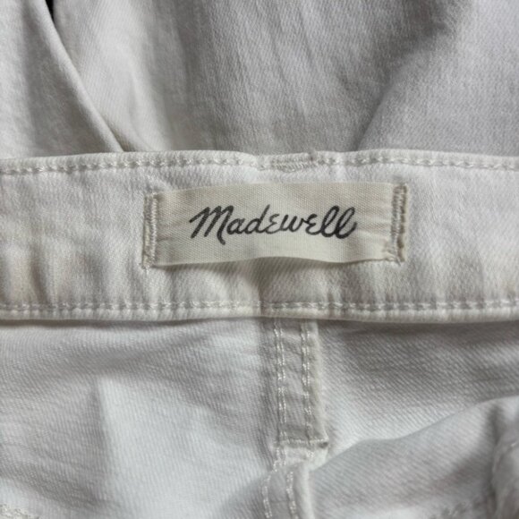 Madewell White Prefect Vintage Straight Cut Jeans - 29T - Picture 5 of 8
